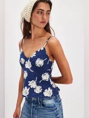 Free People Susie Printed Top